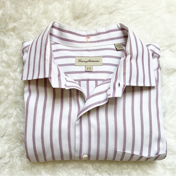 Tommy Bahama Other - TOMMY BAHAMA men’s size 17.5 stripe dress shirt long sleeve